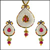 LOVABLE  PEANDANT SET - JP-JUN 287 - Click here to View more details about this Product